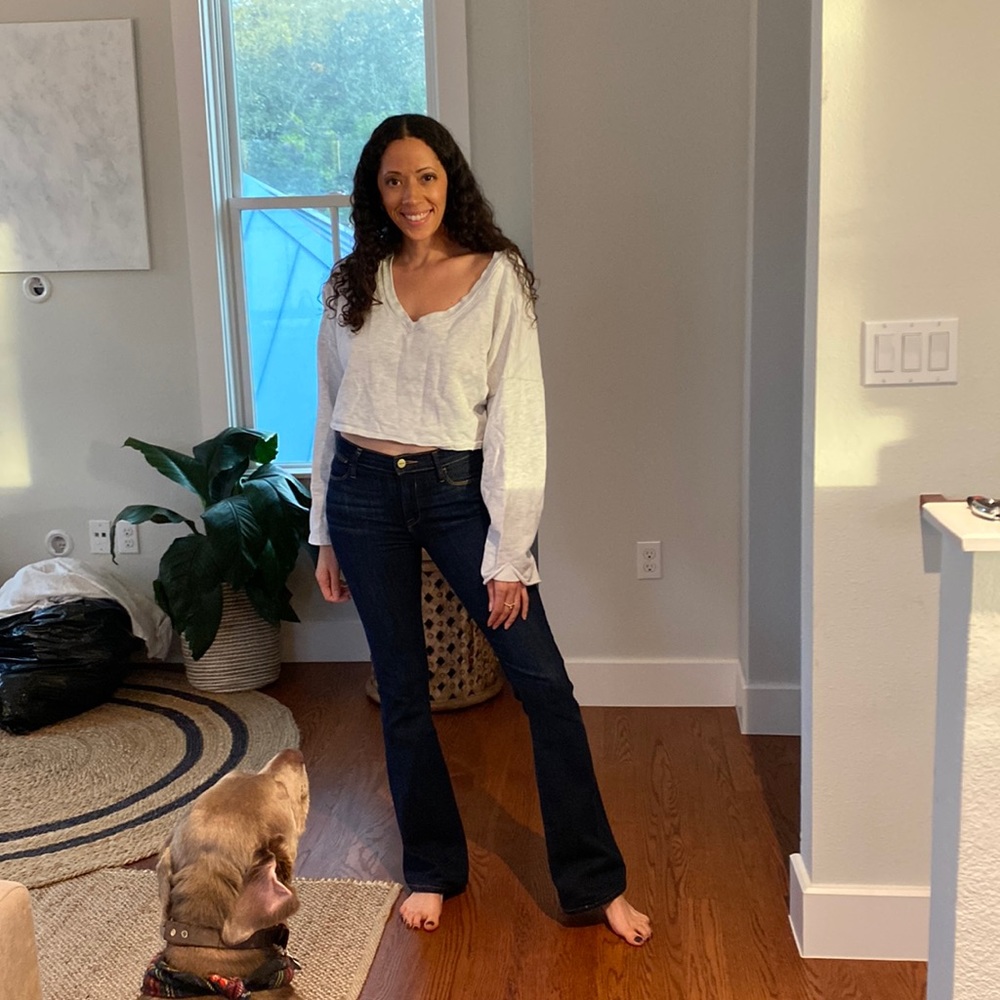 Grey Cropped Sweatshirt